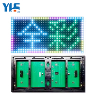 Pantalla LED P10 de Alto Brillo a Todo Color Full HD para Exteriores, Resistente al Agua, Legible Bajo la Luz Solar, con Subtítulos en Bucle y Desplazamiento, Compatible con Teléfonos Móviles