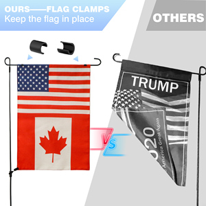 Vente en gros usine : Nouveau kit complet d'accessoires pour drapeaux de jardin, incluant des pinces de fixation et des accessoires de présentation combinés - Product Image 3