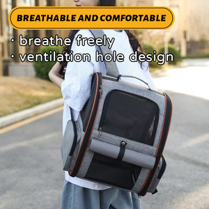 Nueva <span class=keywords><strong>Mochila</strong></span> Transportadora <span class=keywords><strong>para</strong></span> Mascotas, con Laterales Suaves, Ventilación <span class=keywords><strong>de</strong></span> Malla, Bolsillos <span class=keywords><strong>de</strong></span> Almacenamiento, Plegable y Cuadrada, <span class=keywords><strong>para</strong></span> <span class=keywords><strong>Perros</strong></span> - Product Image 5