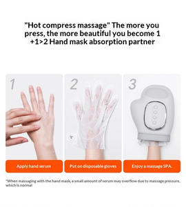 Machine de massage chauffante pour <span class=keywords><strong>les</strong></span> mains, compression, doigts et paume, relaxation profonde, gants de massage pour <span class=keywords><strong>les</strong></span> mains, 3 modes, masseur pour <span class=keywords><strong>les</strong></span> mains - Product Image 2