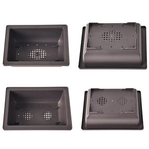 Maceta de arcilla púrpura para interior/exterior, maceta de plástico cuadrada/Rectangular para vegetales suculentos antiguos, maceta para bonsái - Product Image 6