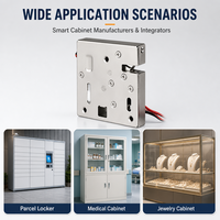 Verrouillage électrique à mortaise, serrure intelligente, serrure d'armoire à boulons électroniques avec retour de Signal, serrures électromécaniques