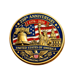 Moneda Conmemorativa Personalizada del Campana <span class=keywords><strong>de</strong></span> la <span class=keywords><strong>Libertad</strong></span> <span class=keywords><strong>de</strong></span> los Estados Unidos, 250.º Aniversario, Recuerdo para el Día <span class=keywords><strong>de</strong></span> la Independencia - Product Image 1