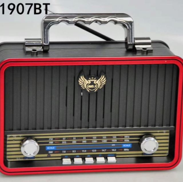 KEMAI MD-1907BT Classic Portable Radio Retro Kemai Radio Short Wave Am Fm Sw on Line Electronics Wooden Vintage Usb Radio