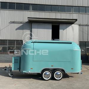 Camion de nourriture mobile personnalisé Dot Vin, remorque alimentaire, prix le plus bas, grill, friteuse, table à vapeur, chariot à crème glacée aux États-Unis - Product Image 1