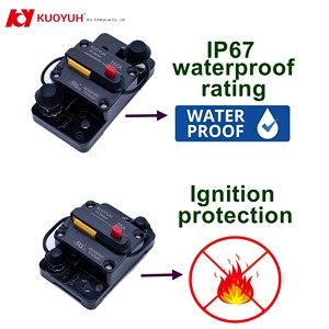 Protector de Sobrecarga Impermeable KUOYUH Serie 16 con Botón Amarillo de Reinicio - Product Image 5