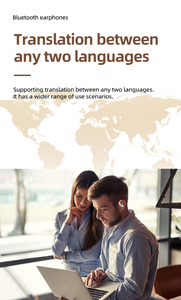 Tai nghe không dây TWS thông minh hỗ trợ dịch thuật đa ngôn ngữ thời gian thực, phiên dịch đồng thời cho cuộc gọi - Product Image 5