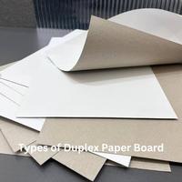 Carton Duplex CCNB 250gsm 300gsm 350gsm 400gsm avec Carton Gris pour Emballage, Vente Directe Usine, Port de Ningbo