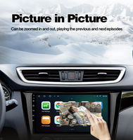 Autoradio Android 2 Din 7/9/10'' Écran tactile IPS 4+4 cœurs 4+128 Go Stéréo de voiture Carplay Android Auto GPS WiFi RDS DSP d'usine