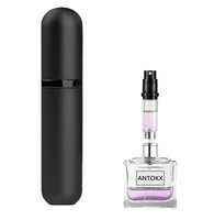 Mini vaporisateur d'échantillon de parfum de voyage en cuir portable de luxe de 5ml Emballage vide Diffuseur Aluminium Brume Capacité de 5ml