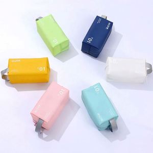 Summer New Arrival Promotional Jelly Color Wash Silk Screen Printed <b>Toiletry</b> Bag Swimming Travel Cosmetic <b>Storage</b> Bag Waterproof - Product Image 6