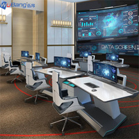 Sala de control Consola Soluciones Operador Control Escritorio Proveedor Centro de comando Mesa Consola para centro de datos