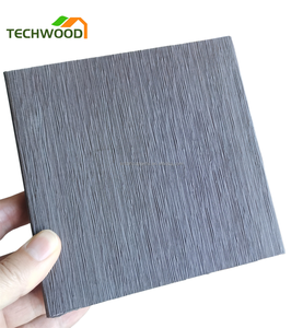 Plancher composite bois-plastique moderne, brossé, imperméable, 18 mm d'épaisseur, antidérapant, à clic, PVC, terrasse extérieure, jardin, piscine - Product Image 4