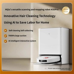 Aspirateur <span class=keywords><strong>robot</strong></span> REDMI Mijia Mi M30Pro version chinoise | |   Tondeuse à cheveux avec réservoir d'eau de 4 L, 7000 Pa, caméra laser LDS IA - Product Image 2