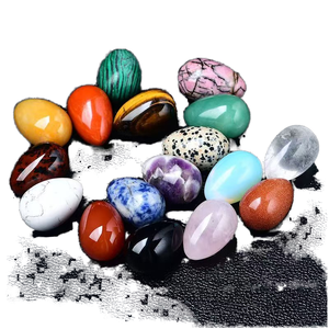 Vente en gros Naturel Créatif DIY Cristal Agate Polissage <span class=keywords><strong>Oeuf</strong></span> Home Office Bureau Ornement Décoratif - Product Image 1