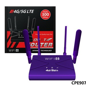 Nouveau routeur WiFi intelligent 4G LTE CPF907 2025 avec emplacement pour carte SIM et 6 ports RJ45 300 Mbps pour modem de bureau à domicile, routeur WiFi6 domestique - Product Image 6