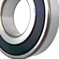 Roulements à billes à gorge profonde 2RS 6205 25x52x15mm en acier chromé, simple rangée, haute vitesse, pour moteurs et pompes