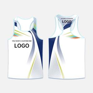 Camiseta Deportiva sin Mangas de Poliéster 100% con Diseño Personalizado, Ligera, de Malla, de Secado Rápido, para Maratón - Product Image 3