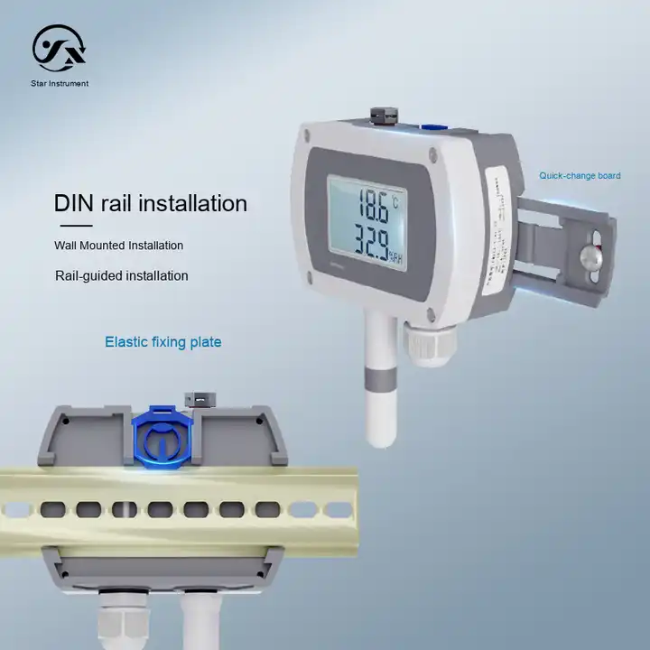 Customizable Wall-Mounted Temperature Humidity Atmospheric Pressure ...