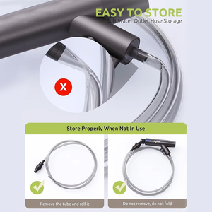 أحدث منتج منظف حصى قابل للتعديل لخزان الأسماك طقم مفرغ حصى يدوي لخزان نباتات الزينة - Product Image 5