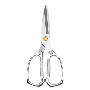 Stainless Steel <b>Kitchen</b> <b>Scissors</b> Straight Head Silver Home Use Multi Purpose - Product Image 4