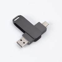 Super Speed 1TB 512GB 128GB Tipo-C USB Flash Drive Pen Drive Memoria para teléfono inteligente Mini USB Stick USB-C 3,1 Doble enchufe