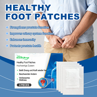 Patchs OEM de soins des pieds de marque privée Des ingrédients sûrs à base de plantes améliorent la santé de la prostate augmentent la vitalité énergétique Soins corporels sains