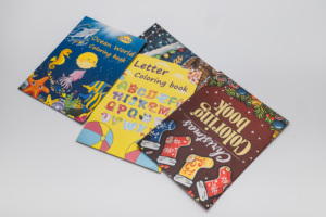 Umweltfreundliches, recycelbares Papier-Zeichenbuch für Kinder mit anpassbarer Größe und Farbe sowie CMYK-Druck. - Product Image 6