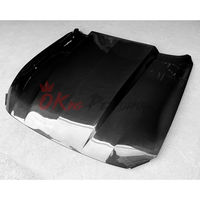 Capot en fibre de carbone de style suralimenté pour Ford Mustang Gen6 S550.2 2018-2023