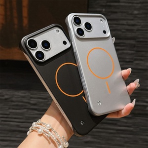 Coque de téléphone magnétique ultra-fine mate sans cadre pour iPhone 17 11 12 13 14 15 16 Pro Max 17 Air – Housse de protection rigide en gros - Product Image 3