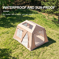 Tente de camping imperméable, tente gonflable pour le camping, tente pneumatique, camping en plein air, durable, pratique, garantie 3 ans, active.