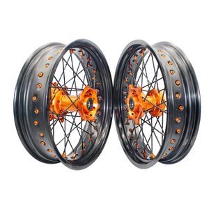 Ruedas de Motocicleta CNC 17 de Aleación de Aluminio Supermoto, Llantas <span class=keywords><strong>Super</strong></span> <span class=keywords><strong>Motard</strong></span> para EXC 250 350 450 2003-2026 - Product Image 2