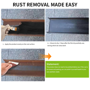 Convertidor de Óxido y Pintura de Acabado 2 en 1, Removedor de Óxido a Base de Agua, Imprimación Antioxidante, Eliminador de Óxido para Superficies Metálicas - Product Image 4