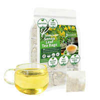Teh Daun Senna Alami Oem, Daun Senna Kering Murni, Teh Herbal, Mendukung Kesehatan Pencernaan, Pembersihan Lembut, Kesehatan Harian