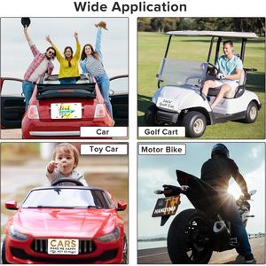 ป้ายทะเบียนรถจักรยานยนต์4ชิ้นทำจากอลูมิเนียมโลหะพิมพ์ซับลิเมชันด้วยความร้อนแบบพิมพ์ลายแบบกำหนดเอง202511070039 - Product Image 4