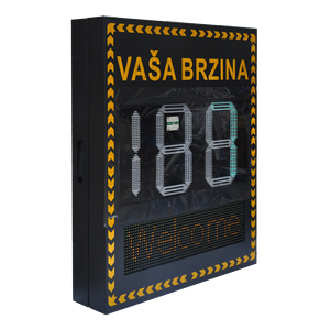 Fábrica al por mayor al aire libre <span class=keywords><strong>LED</strong></span> <span class=keywords><strong>Solar</strong></span> Radar señal de velocidad tráfico señal Digital y Panel Pantalla de límite de velocidad para la seguridad del tráfico - Product Image 2