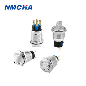 IP65ปุ่มกดแบบหมุน3ตำแหน่ง <span class=keywords><strong>DPDT</strong></span> สลักบน12V 5A10A สูงสุดในปัจจุบัน19mm - Product Image 6