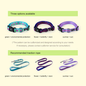 Fábrica Kingspeed venta al por mayor flor baile lujo cachorro <span class=keywords><strong>Collar</strong></span> tres tamaños ajustable mascota perro <span class=keywords><strong>Collar</strong></span> colorido impreso perro <span class=keywords><strong>Collar</strong></span> - Product Image 5