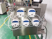Machine de remplissage de flacons liquides à 5 têtes pour les gouttes oculaires, les huiles essentielles, les parfums