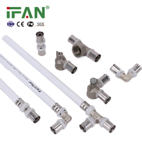Raccord à pression PEX haute pression IFAN 16-32MM Silver Union Raccords de tuyauterie PEX