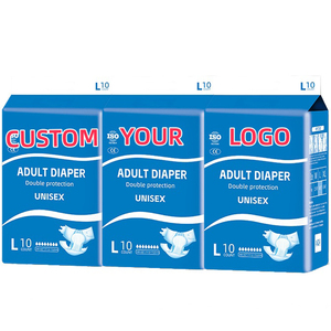 Pannolino per Adulti Usa e Getta con Stampa Giapponese, Chiusura a Velcro e Supporto in Plastica - Product Image 1