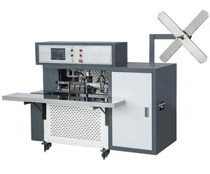 semi-automatic nonwoven handle attaching machine