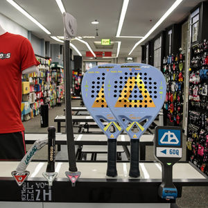 Raqueta de Pádel de Fibra de Carbono 18K de Marca Personalizada, Directo de Fábrica en China, Raqueta de Tenis Playa Duradera de Fibra de Vidrio y EVA 18k - Product Image 1