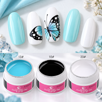 Fengmei — gel de peinture à ongles, dissoluble, 144 couleurs, haute qualité