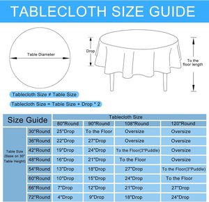 Classic Wedding 132 Round Silver Woven 100% Polyester Waterproof Wrinkle-Free & Durable Customizable <b>Tablecloth</b> - Product Image 2