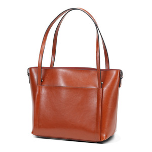 Sac fourre-tout de luxe en cuir véritable pour femme, grand sac à main de marque de créateur, sac à bandoulière pour femme - Product Image 1