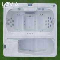 Vente en gros meilleure vente baignoire de spa plongée froide Chine juste prix Balboa hydro baignoire de spa jacuzzis de lujo al aire libre bain à remous moderne