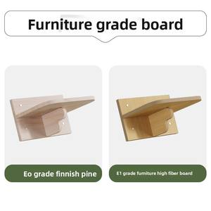 Árbol <span class=keywords><strong>de</strong></span> gato montado en la pared <span class=keywords><strong>de</strong></span> estilo moderno, <span class=keywords><strong>hamaca</strong></span> <span class=keywords><strong>de</strong></span> plataforma <span class=keywords><strong>de</strong></span> salto integrada, juguete <span class=keywords><strong>de</strong></span> movimiento interactivo para mascotas <span class=keywords><strong>de</strong></span> <span class=keywords><strong>madera</strong></span>, casa <span class=keywords><strong>de</strong></span> gato que ahorra espacio - Product Image 3