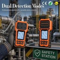 HYS2000 Detektor Gas Multi Portabel Akurasi Tinggi Penganalisis Gas Digital untuk EX O2 CO H2S VOCs Tahan Air IP67 Penyimpanan Data 100.000