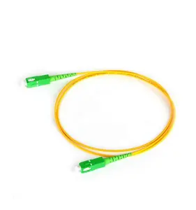 Networking FTTH Single Mode 3M SCAPC Simplex Fiber Optic Patch Cord